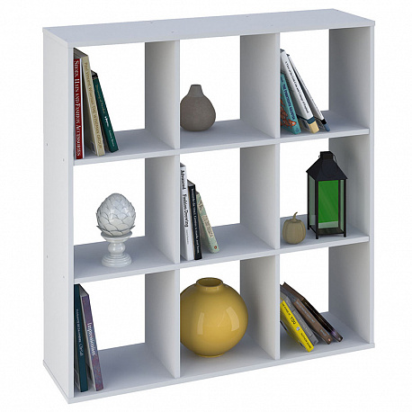 Стеллаж Polini Home Smart Кубический 9 секции, белый