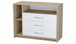 Комод Polini kids Simple 2110,  вяз-белый