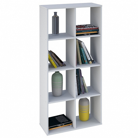 Стеллаж Polini Home Smart Кубический 8 секции, белый